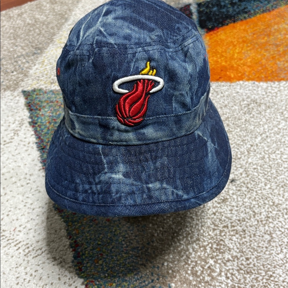 Miami Heat acid wash Bucket Hat